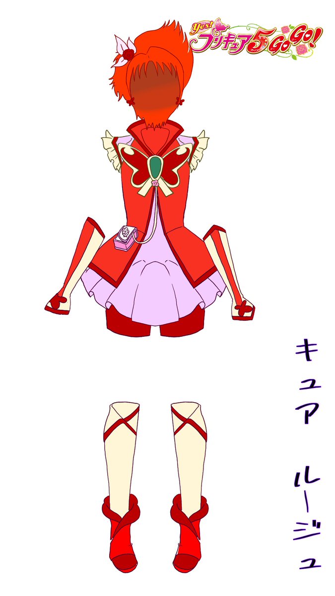 _DIIK_'s tweet image. プリキュアチャレンジ　18
Yes!プリキュア5 GOGO!／キュアルージュ

ロゴはコピペ。

#プリキュア 
#キュアルージュ
#プリキュア5GoGo
#イラスト 
#デジタルイラスト