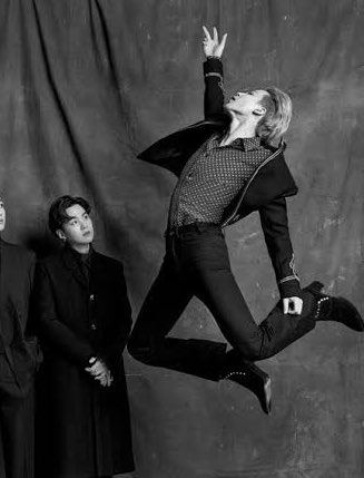 Pretty boys like to jump