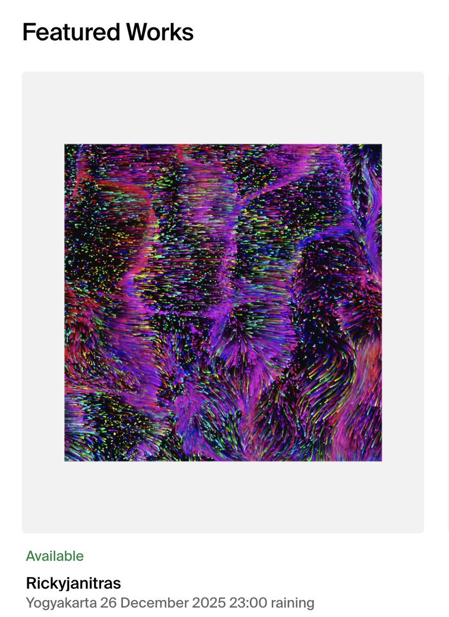 Rbabayjanitra's tweet image. GM @foundation #NFTCommunity #NFTCollectors #NFTartists #NFTsales