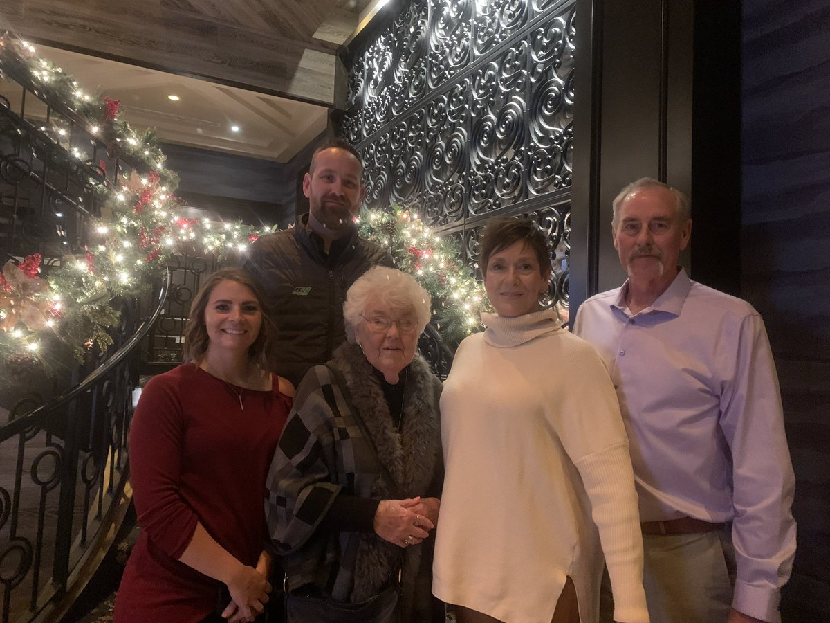My grandma had never ever been to <a href="/RuthsChris/">Ruth's Chris</a> before. My wife &amp; I decided to change that as we took my parents an her &amp; it was legit one of the best nights of my life, hearing stories of our family &amp; seeing how excited she was to be at “a restaurant for fancy ppl” - her words