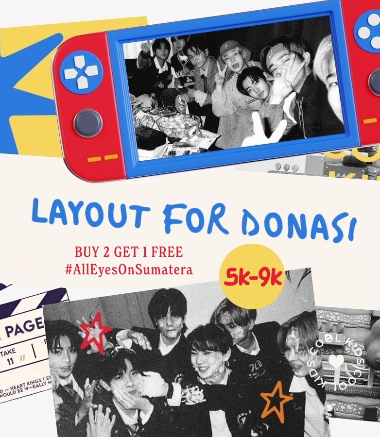 impllus's tweet image. repost would be appreciated!
halooo👋🏻 aku punya LAYOUT SALE di bawah ini!

📢 80% hasil penjualan akan didonasikan.
🔖 : 5k - 9k (BUY 2 GET 1 FREE)

cek ALT untuk detail harga dan list muse. boleh langsung DM NOMOR layout yang dimau yaa, thank you!💖
#zonauang #zonaba