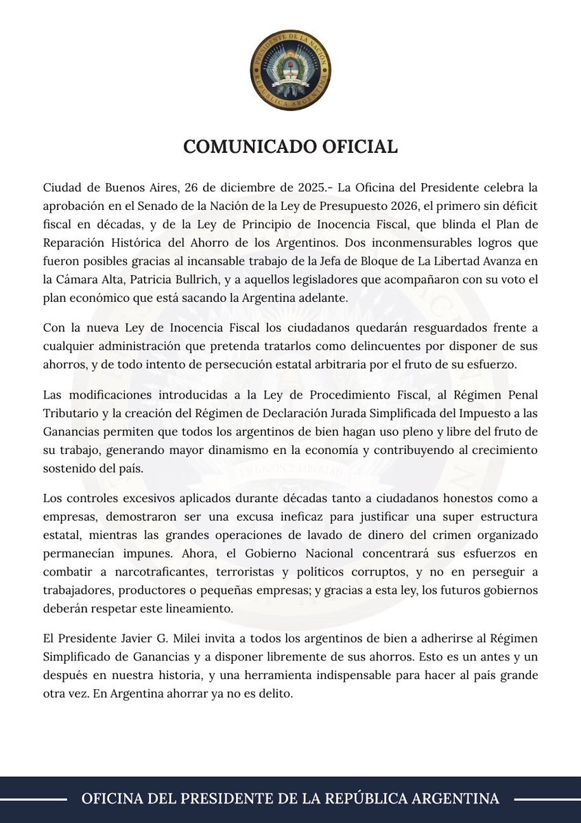 Oficina del Presidente (@oprargentina) on Twitter photo 