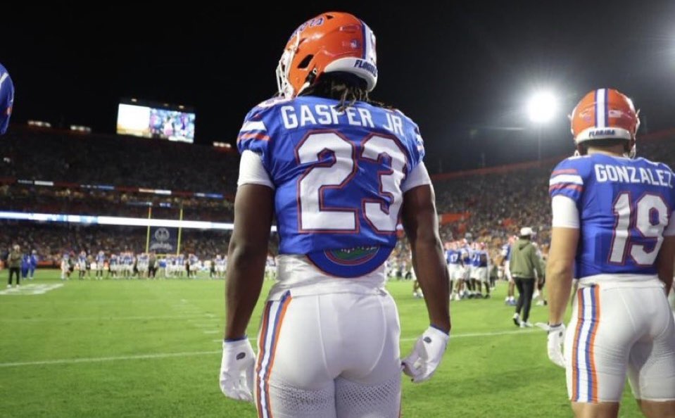 ttjharden8's tweet image. New: #Florida freshman RB Chad Gasper Jr. plans to enter the Transfer Portal, per @mzenitz.

Gasper did not see any game action for the 2025 season.

➡️: 247sports.com/college/florid… (VIP)