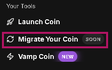 PimpFunApp's tweet image. Use the "Migration" Feature on our plattform to migrate your coin to PIMPFUN and receive all Flywheels and features

Real Memes X Token utility