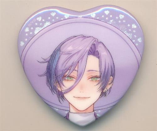 ◤#にじさんじ◢ Prism Heart June Bride ランダムハート型缶バッジ
