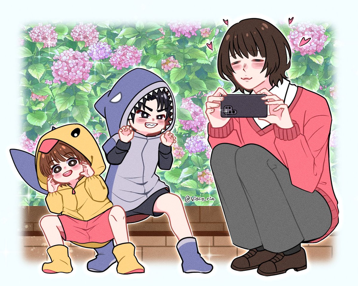 Visc4_ria's tweet photo. Mombin and his sons 🐧🦈🐥

#IDID #IDIDFanart #PARKWONBIN #BAEKJUNHYUK #JEONGSEMIN https://t.co/9jR5VtVhGF