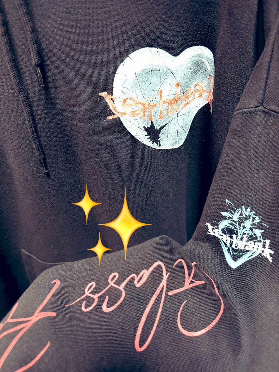 新品　グラスハート　TENBLANK コラボ パーカー　　フーディー　XL 新品 グラスハート TENBLANK コラボ パーカー フーディー XL