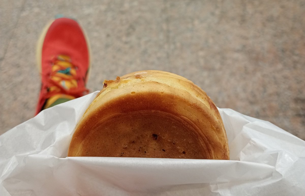 ラン前に御座候でエネルギーチャージ