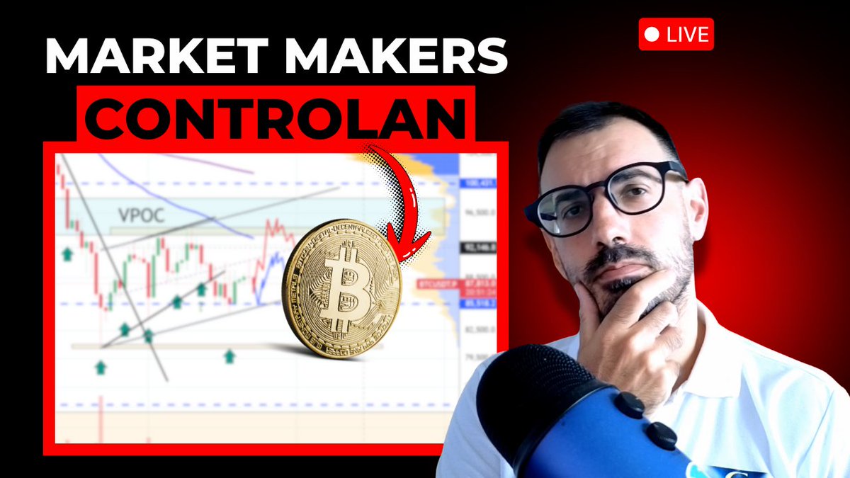 Estamos ahora mismo en directo analizando lo que muchos no quieren escuchar:
esto no es un mercado alcista, es un mercado controlado.
$BTC sin dirección, rango eterno, mechas y precio sostenido artificialmente mientras las expectativas siguen sin limpiarse.