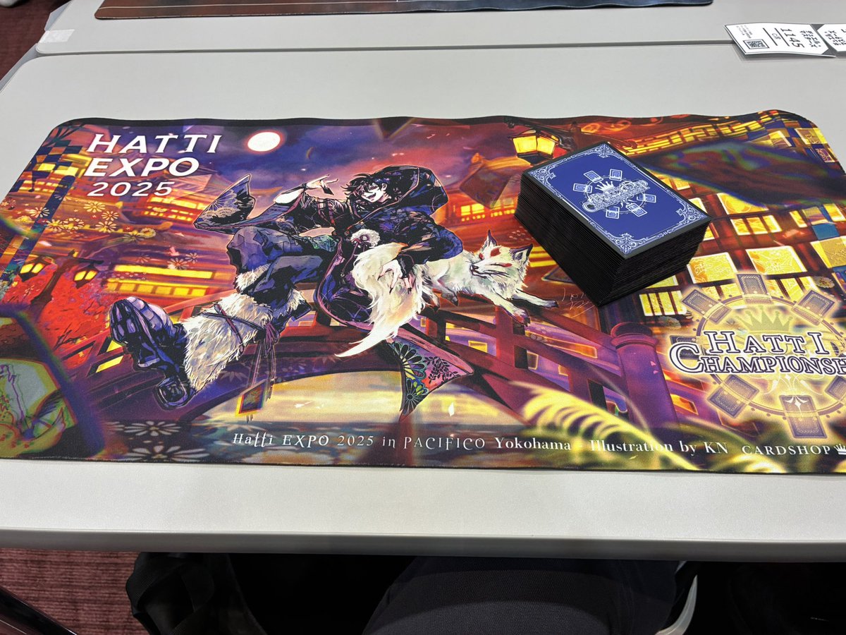 はっちcsプレイマット　入賞者限定 本日のはっちCSでwantedやってます！ こちらのプレイマットは物販で