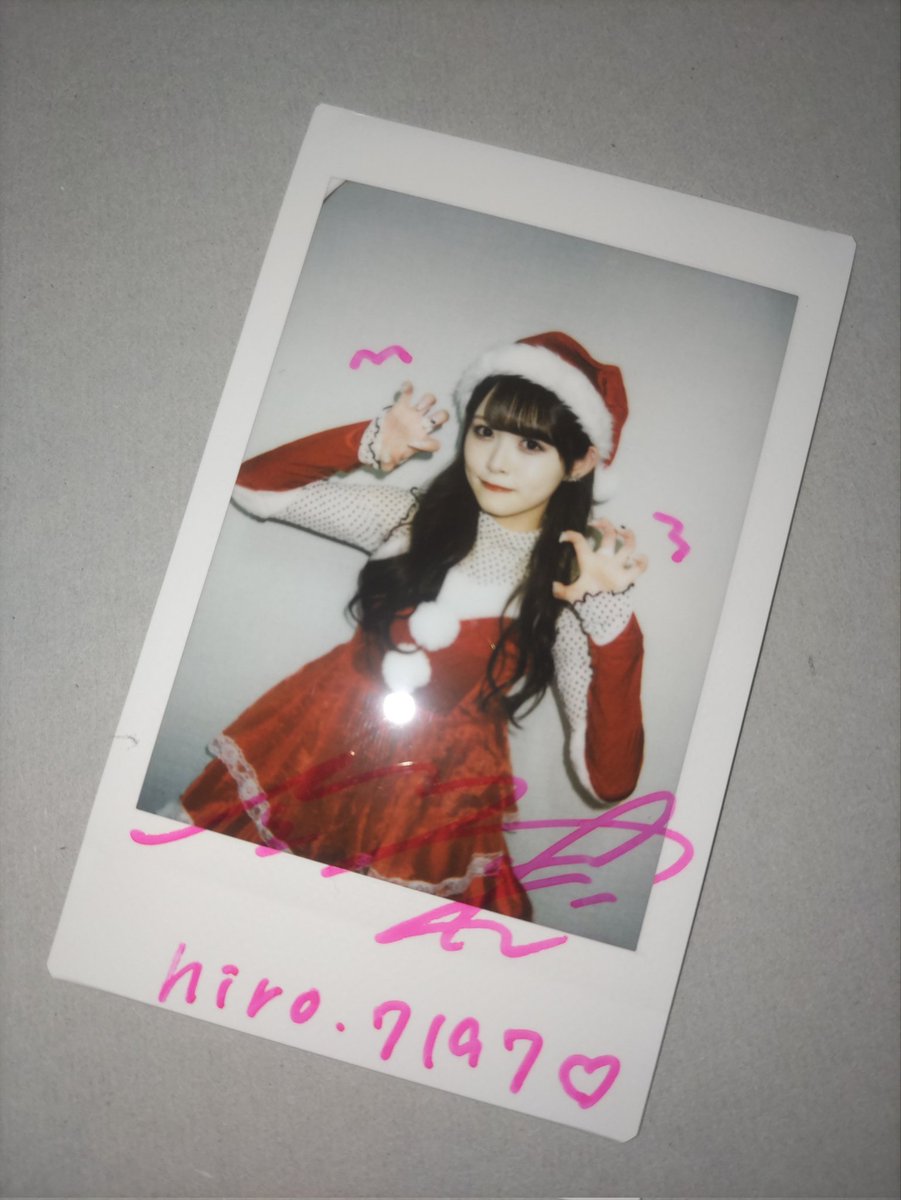 ANDCaaaLL クリスマスネットサイン会のチェキが届きました! ガオ～の