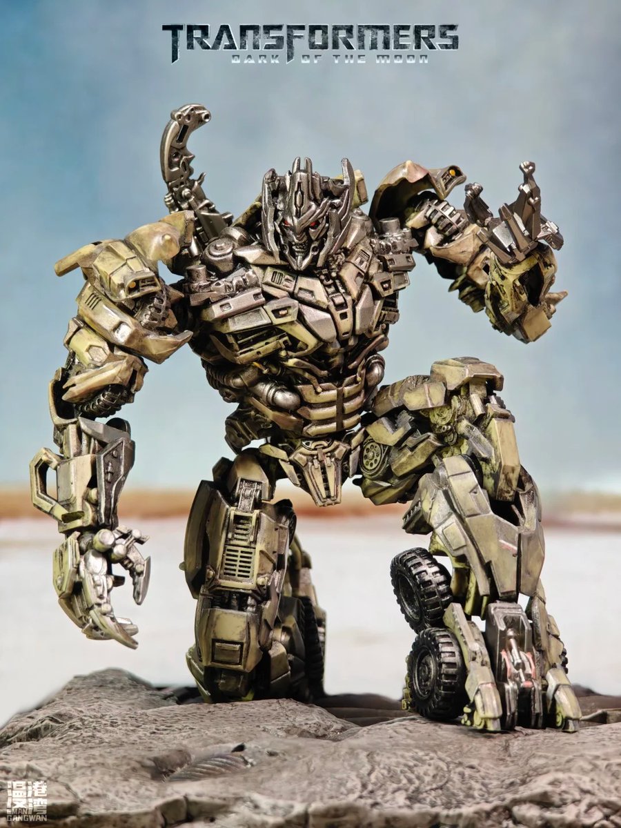 yolopark's tweet image. Repainted Work Showcase | AMK MINI DOTM Megatron

【Thanks to @漫港湾 for the repainted work &amp;amp; pictures.】

Repainted over the original painting, adding a more realistic, battle-damaged texture.

#YOLOPARK #transformers #hasbro #transformersdarkofthemoon #dotm #megatron