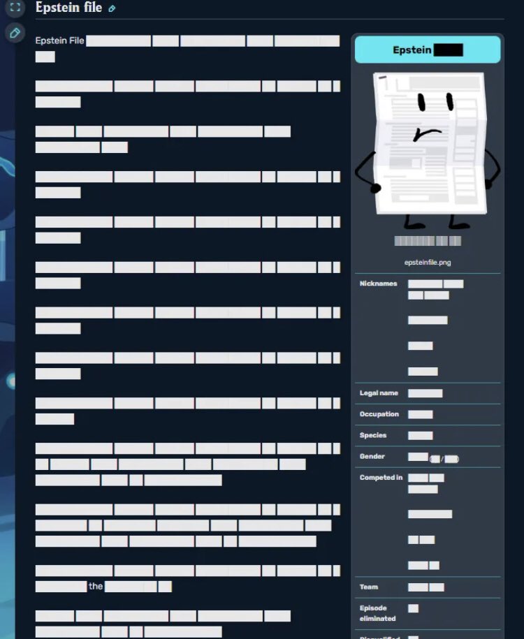 Juba_yeah's tweet image. i just made a LEGENDARY wiki find y’all gotta see this 😭😭