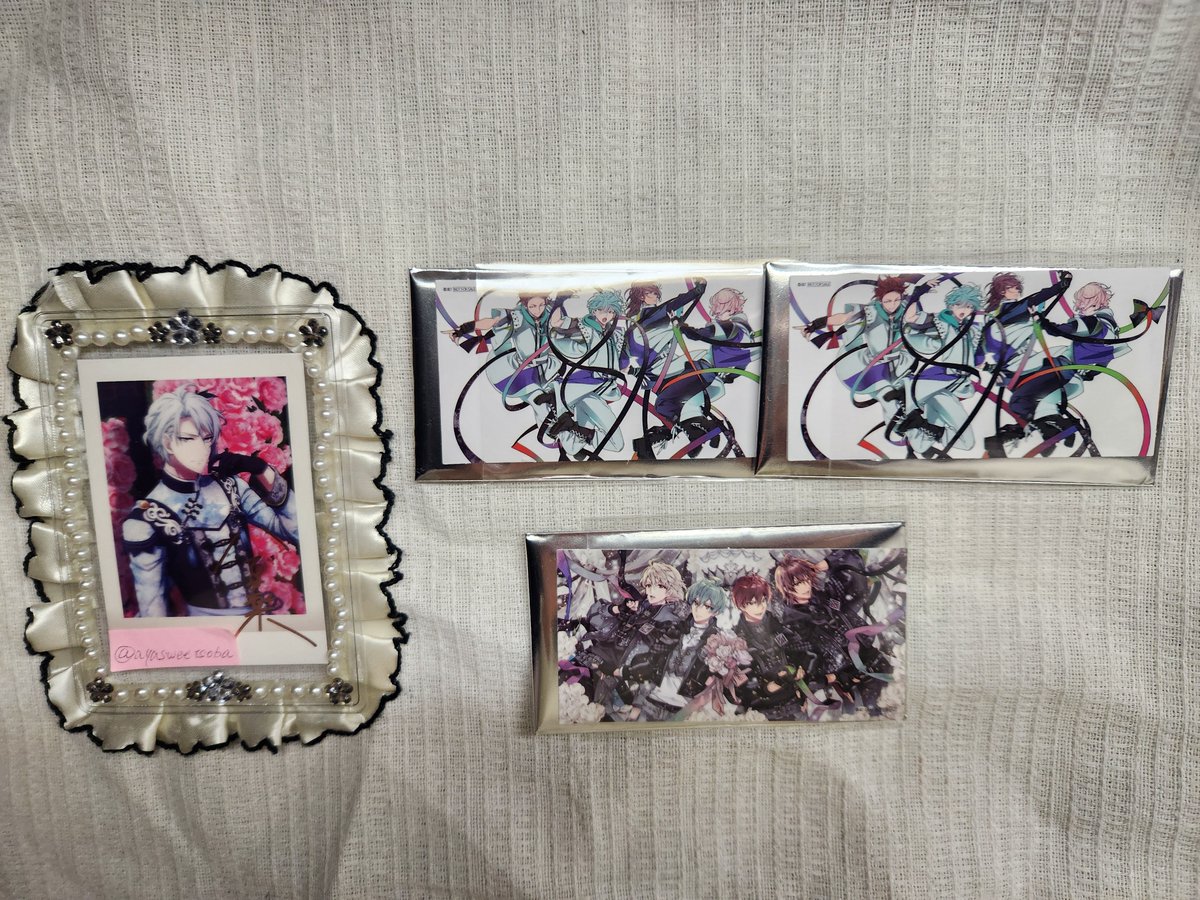 ayasweetsoba's tweet photo. 【交換】アイドリッシュセブン アイナナ 10thAnniversary 特典 ステッカー 

【譲】 ŹOOĻ （深川先生2,種村先生1）

【求】 
TRIGGER （どちらでも〇）
Re:vale （どちらでも〇）

1/10,11現地手渡しのみ
検索からもお気軽にお声がけ下さい。 https://t.co/lD0aJUMSr8
