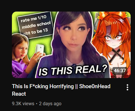 SmugAlana's tweet photo. And just like that... We're back. Big thank you to @shoe0nhead for bringing even more attention to this.  Thanks Youtube.. I guess?

Still kinda fucking weird that this ever happened in the first place. Supposedly a human reviewed this after the AI took it down and held up the AI's decision, even after the appeal. It took a SECOND HUMAN to look at it and decide it's okay.