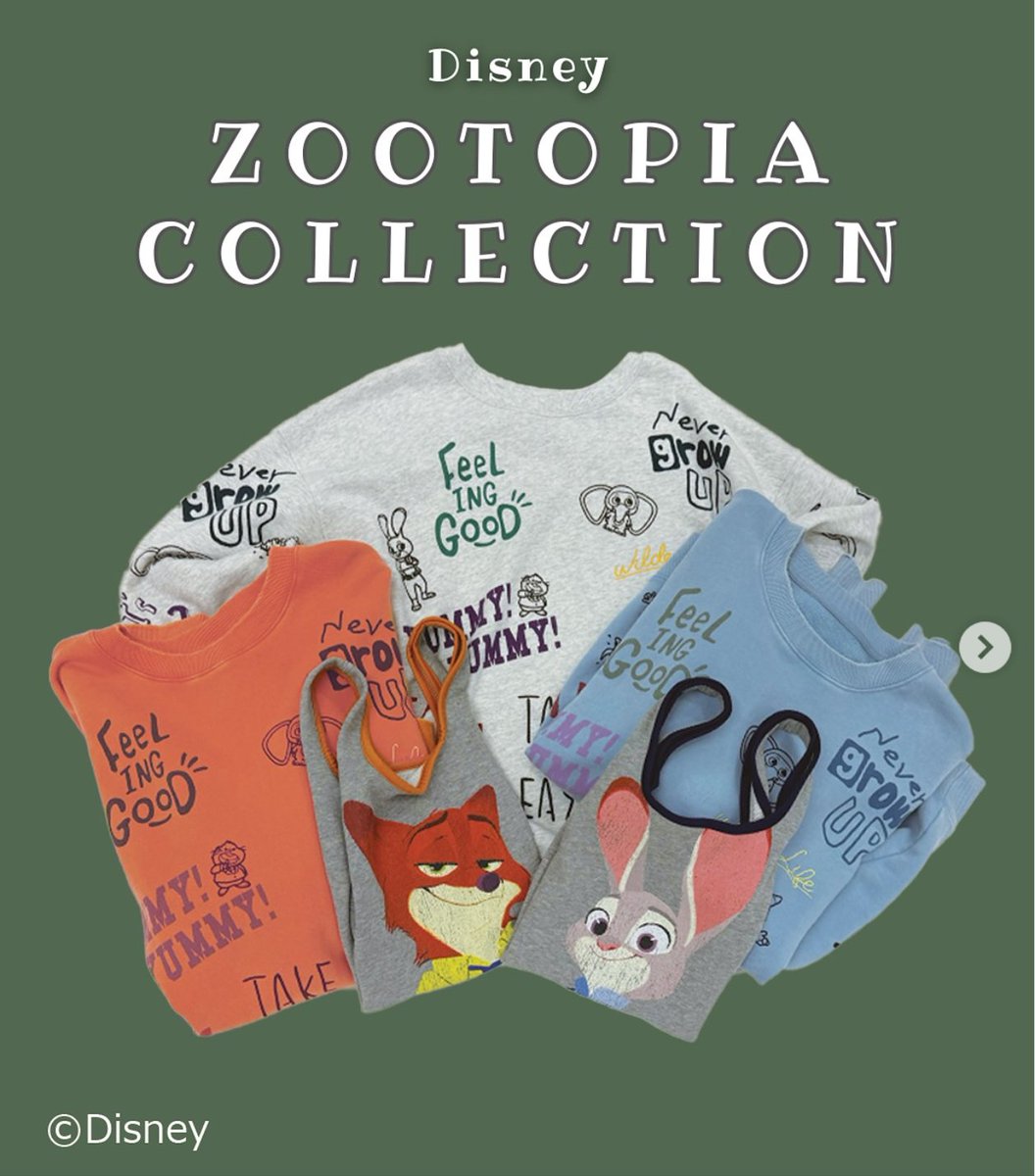 DOUBLE NAME】 『ズートピア』コレクションが登場🦊🐰✨ VINTAGE感