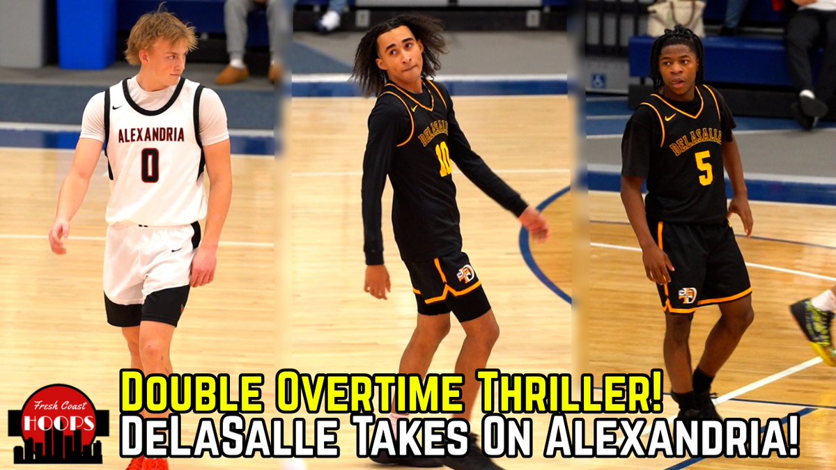 FreshCoastHoops's tweet image. New Video!

DeLaSalle vs Alexandria Goes To Double Overtime At The @CSPBearsMBB Holiday Classic!

Full video: youtube.com/watch?v=eK3oxh…