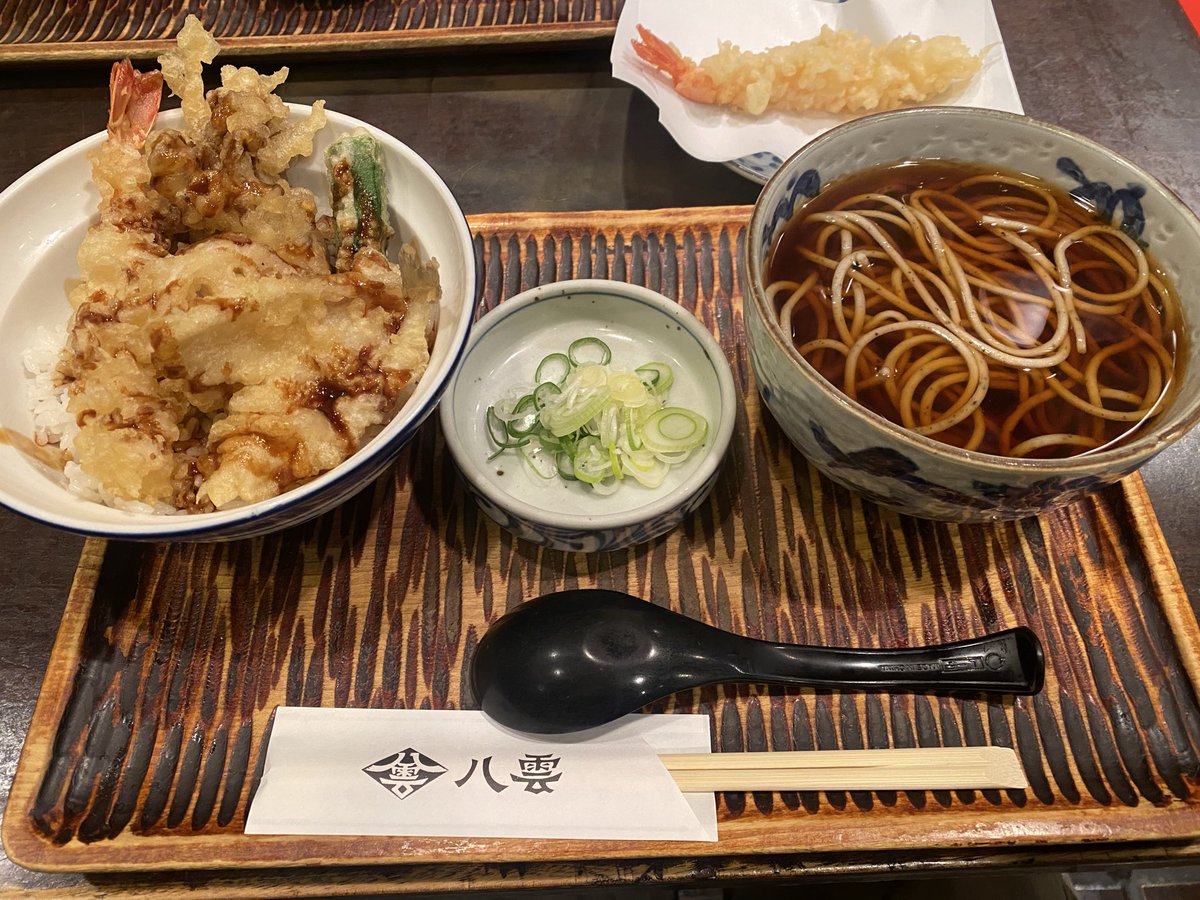 iem5m7's tweet photo. #八雲
#天丼セット
#札幌そば https://t.co/3qDlv1TEXu