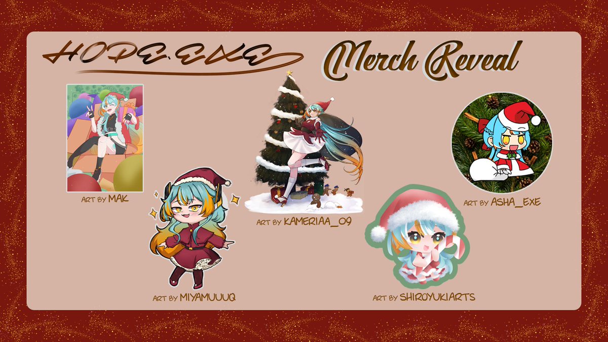🌟KRESMES MERCH REVEAL🌟

Hayo friend! I'm a nervous ball of sweat rn but I'm really excited to see all of you later (*´・∀・｀*) //

Hope you guys enjoy the merch-lineup we have for everyone comingggg