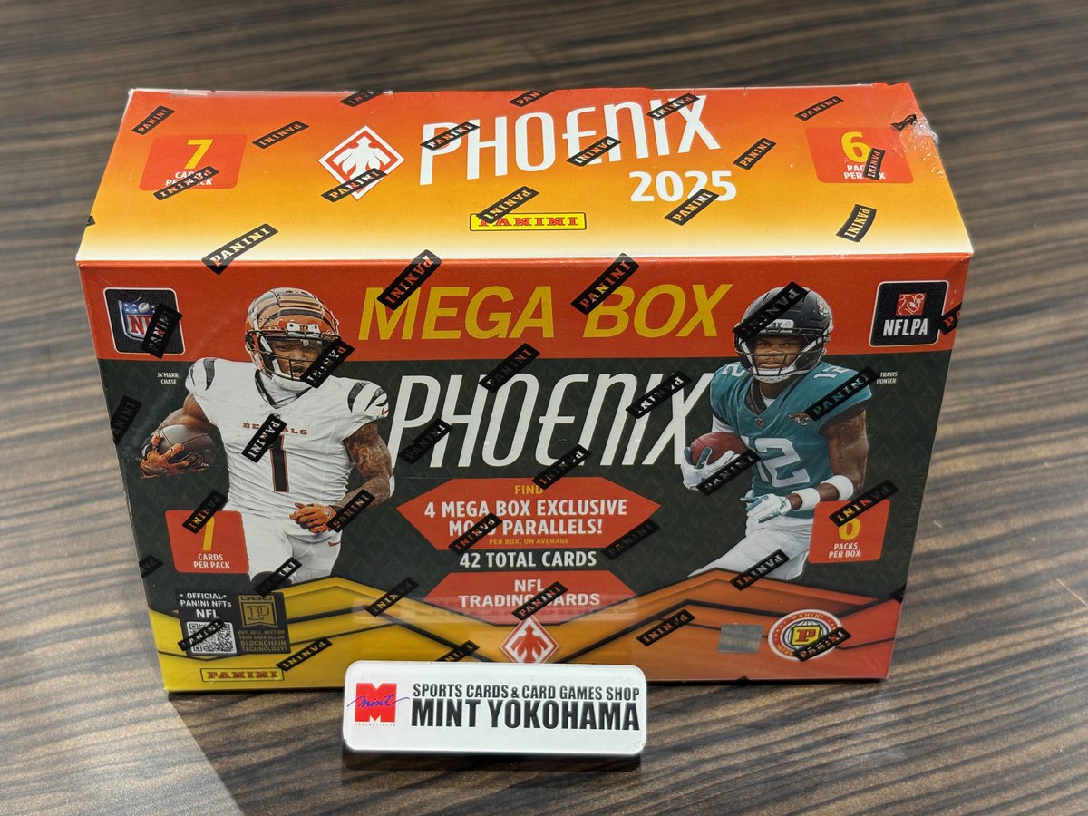 本日入荷新商品！】 「NFL 2025 PANINI PHOENIX INTERNATIONAL MEGA 