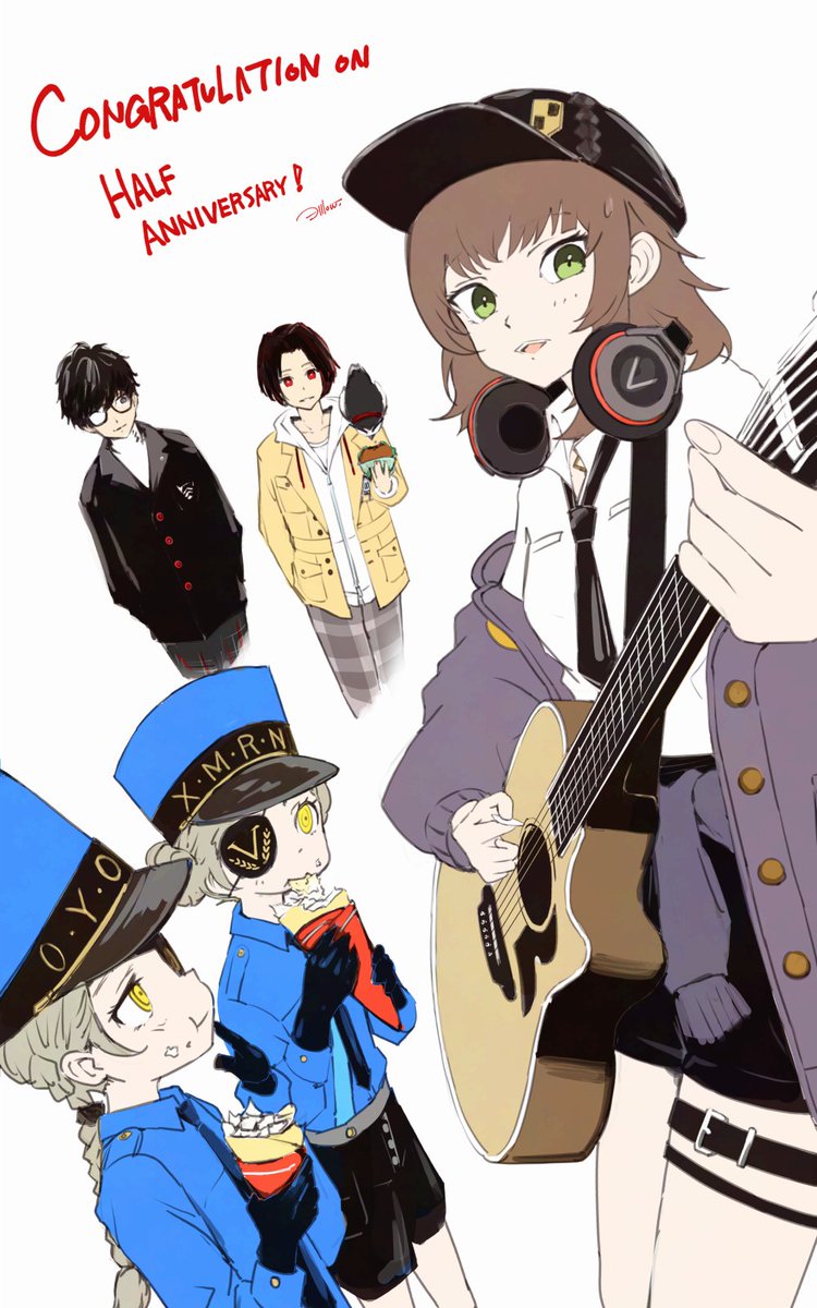 ハーフアニバ！
#P5X #P5X_art #personaart 
#P5Xハーフアニバーサリー
