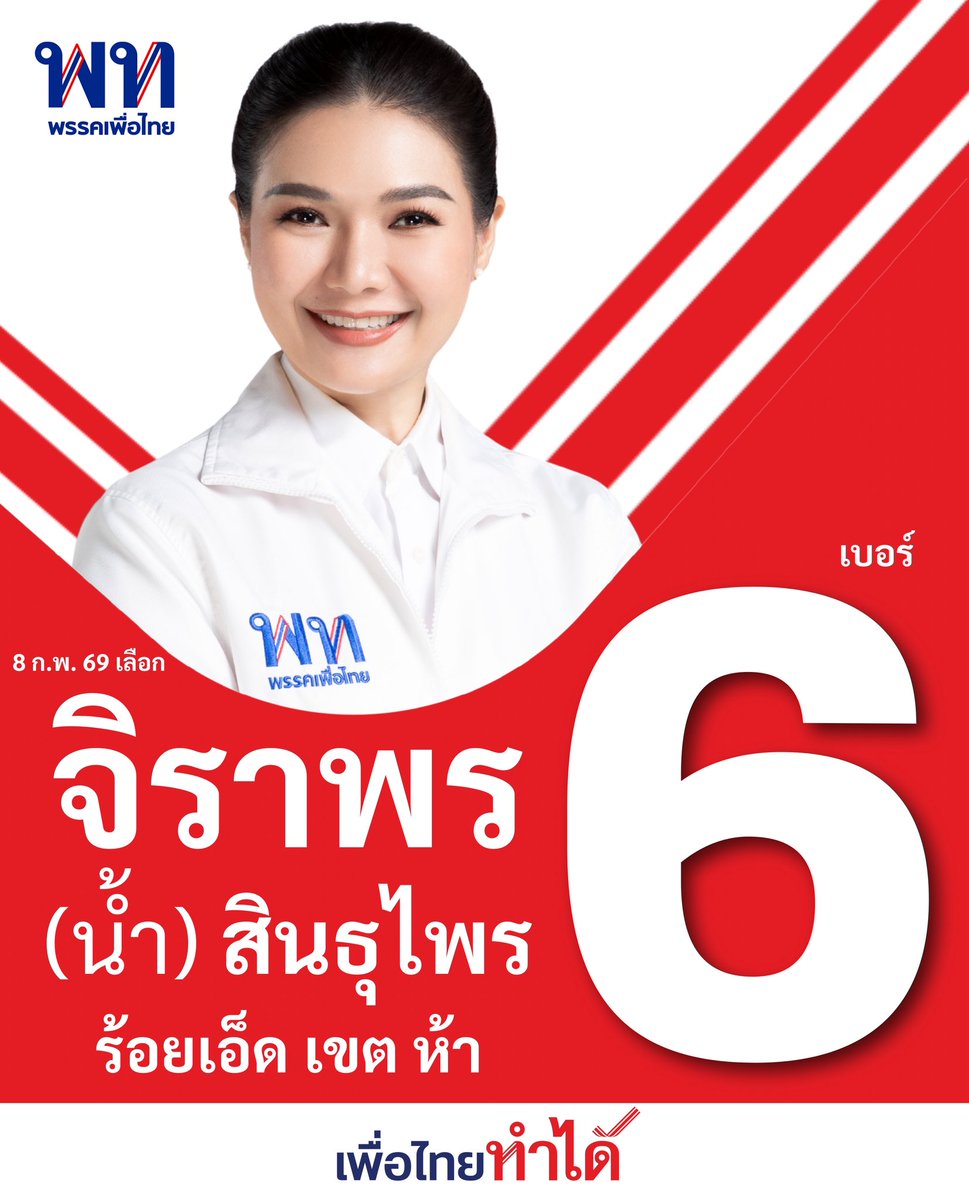 8 ก.พ. 69 #ร้อยเอ็ดเขต5 เข้าคูหา กาเบอร์ 6️⃣ ค่า😊

——————————————————
ผลิตโดย นางสาว #จิราพรสินธุไพร
43 ม.14 ต.โพธิ์ใหญ่ อ.พนมไพร จ.ร้อยเอ็ด 45140 
จำนวนที่ผลิต 1 ชิ้น ตามวันและเวลาที่ปรากฎ