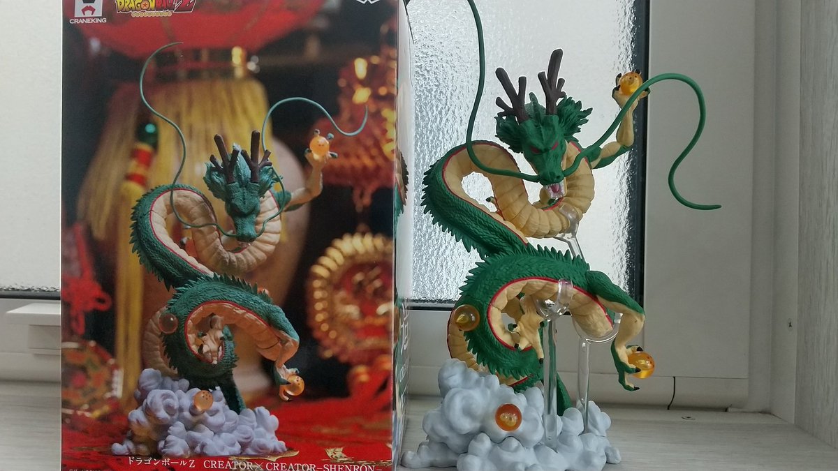 BlackmintU's tweet photo. 過去プライズのクリエイタークリエイターの神龍、造形氏は岩倉さんです塗装にはいんえいとかは入ってないのですが造形は細かく素晴らしい作品です https://t.co/80oo5mlKbs