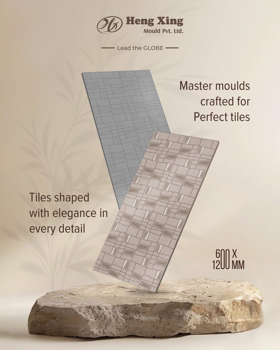 Heng_Xing_Mould's tweet photo. Master moulds crafted for perfect tiles,
Tiles shaped with elegance in every detail.

#Hengxing #HengxingMould #Mould #Tiles #Tilesmould #Morbi #Morbitiles #Tilesdesign #Punch #Master #Masterdesign https://t.co/Sw2yaiHKPl