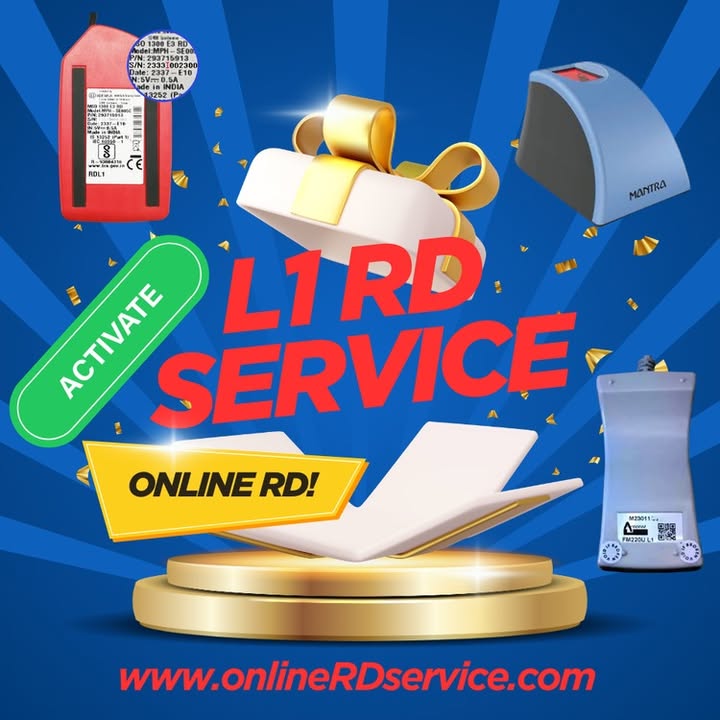 L1 Device Rd Service L1 Online RD Service Morpho L1 Mantra L1 Instant ...