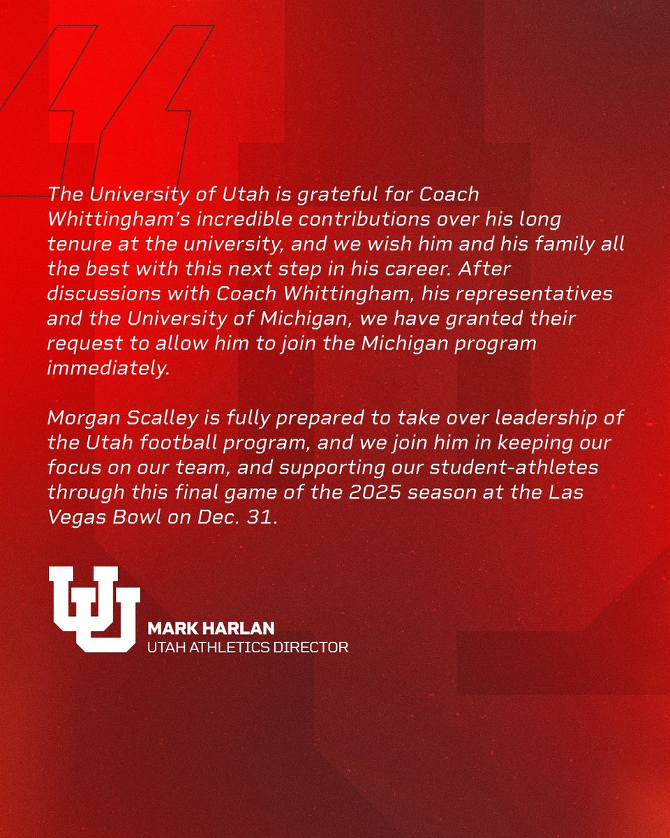 Utah Athletics tweet media