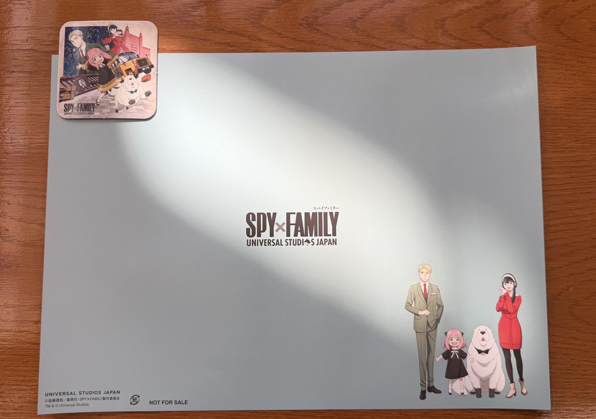 パーサイ、メニュー悩んだんだけど、 1/4までのSPY×FAMILYにしました