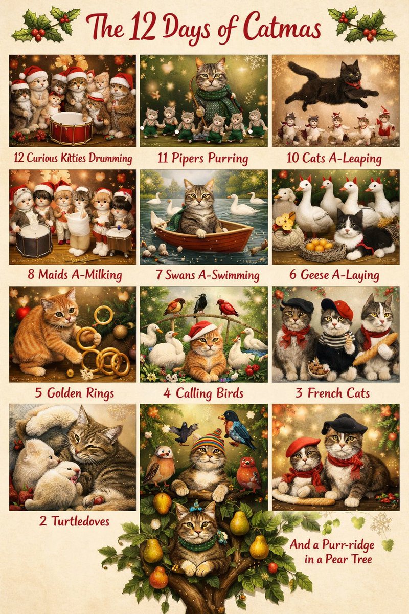 BrownstonePoets's tweet photo. Happy Caturday-Happy Holidays https://t.co/Eg2fuCQ8w1 #catmas #caturday #cats #meow #HolidaySeason https://t.co/QNqA3lvlyt