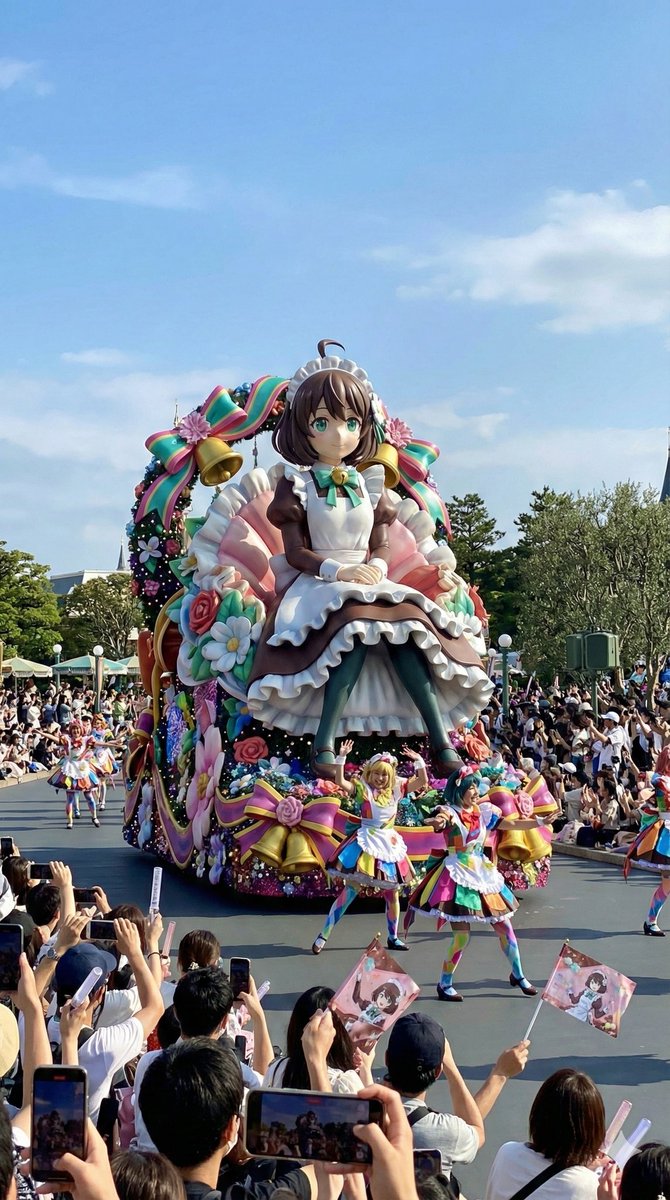 Theme Park Parade Float Generation Prompt for Nano banana Pro — example 2