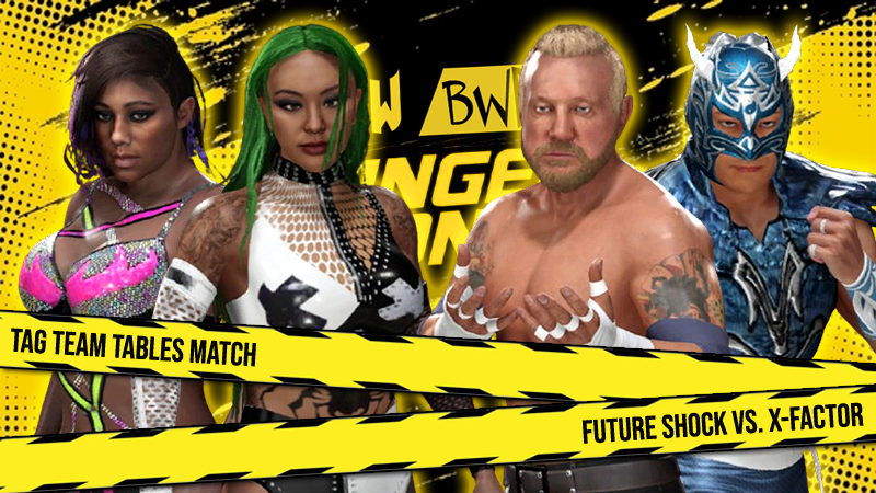 Limitless_LW's tweet photo. For the last few episodes of Adrenaline, @MKfutureAJ and #XFactor have been trading wins. Now, their feud comes to a head in what is certain to be an unpredictable Tag Team Tables Match! Which team will take one step closer to a shot at the LW World Tag Titles? https://t.co/9rAPJhFkze