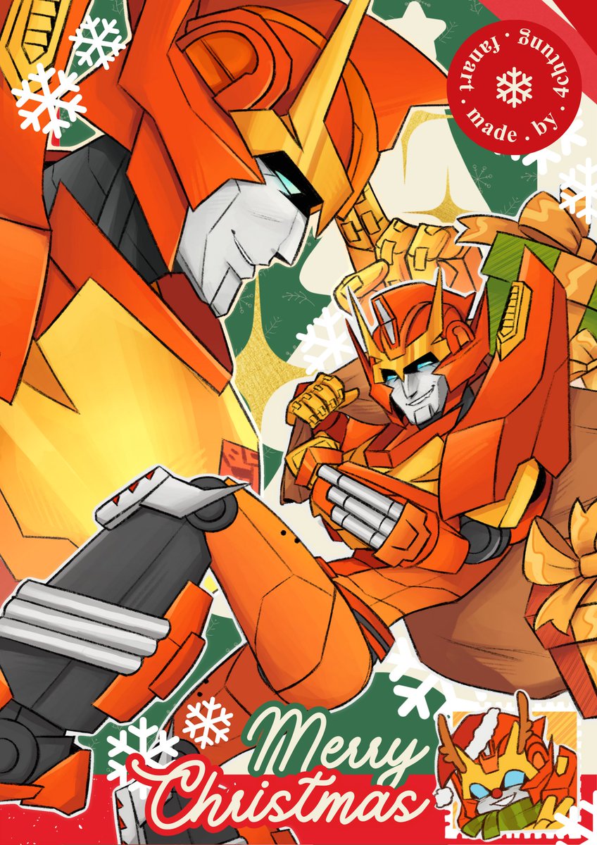 Merry Christmas from Rodimus 🔥🔥 #RodimusPrime #Transformers