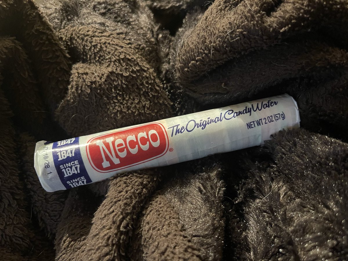 Gotta love a snack of Necco.  :)