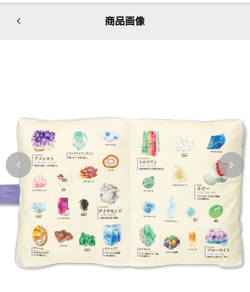 kujira_kreuz's tweet image. 鉱物沼の皆さま〜。
大人の図鑑:鉱物編のブック型クッションがしまむら系列のアベイルで販売開始されましたよ〜。
オンライン予約購入だと店舗受取しか選べませんが、しまむら店舗を選択可能なのでアベイル店舗が近くに無くても大丈夫。
他、ポーチやシール付き靴下も販売開始されてます。