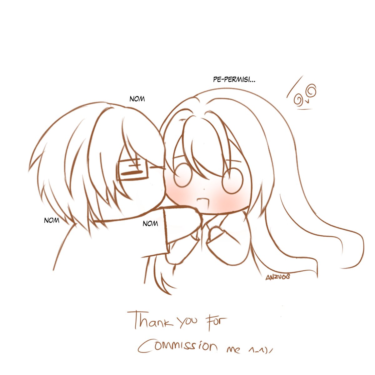 🍑 open commission tweet media