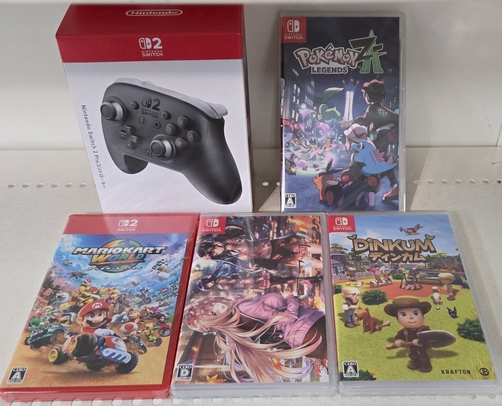 新品入荷情報】 Switch2用 Proコントローラー Switchソフト ポケモンza