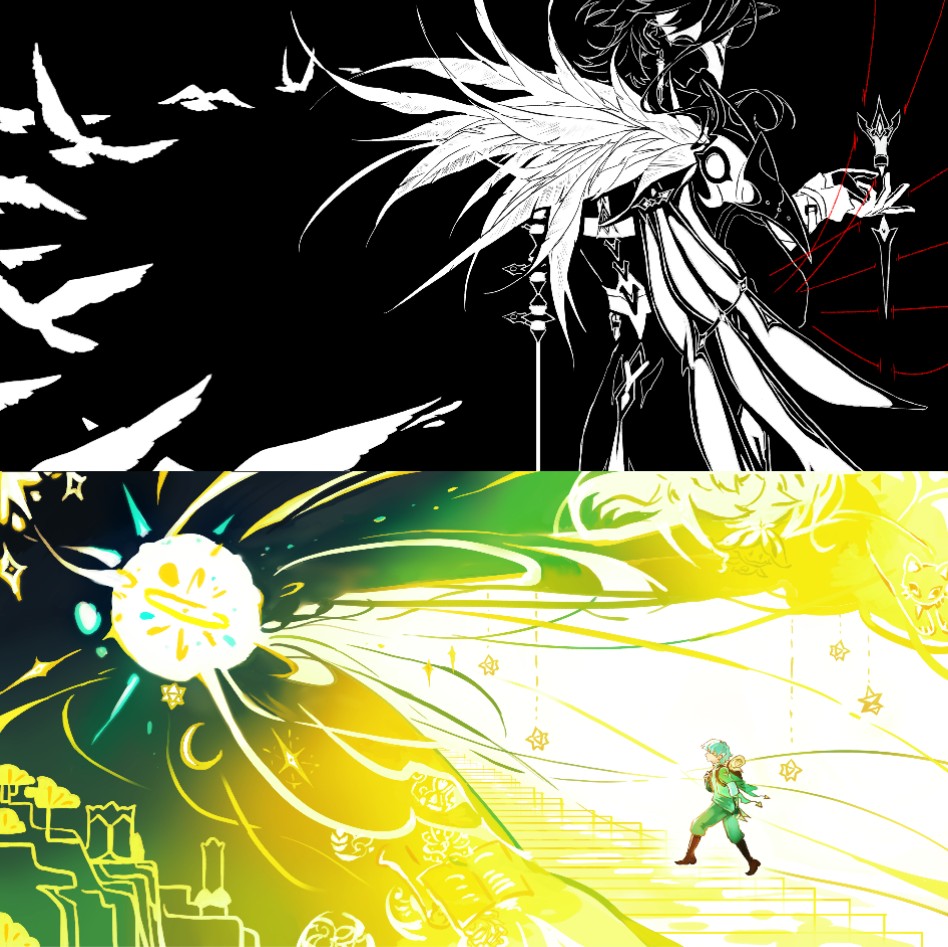 Lobsangleaf's tweet image. 画册封面😊#dottore