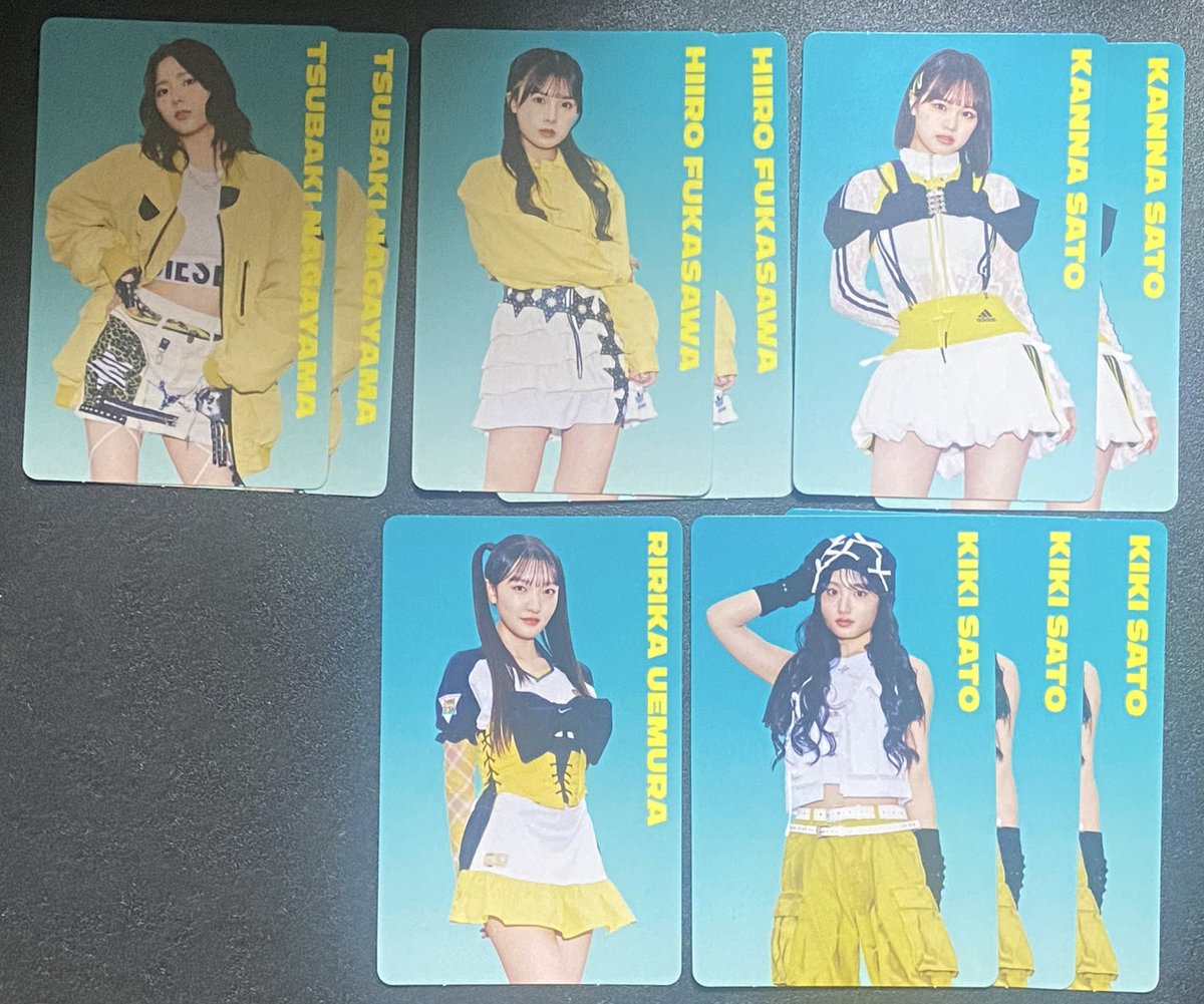 Laki Infinity のトレカは、これで全部来たかな🤔 DVD封入のAタイプは