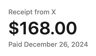 一早眯瞪着眼戴上眼镜，刷手机——boom！马老板的账单炸了：X Premium Plus 从$168飙到$395？！吓得我差点一口气上不来，一睡不起啊！涨得太狠了，降级还不退钱...啊啊啊，我抱着枕头再心疼会儿...