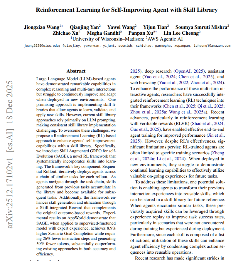 self improving agent paper