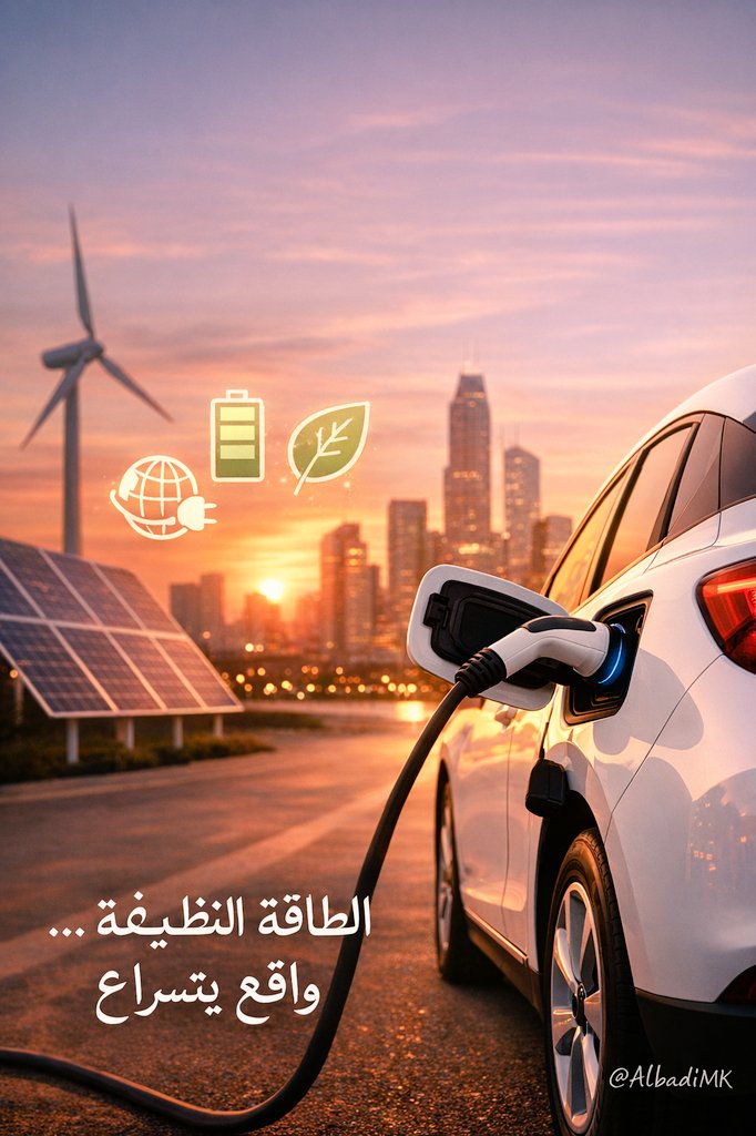 AlbadiMk's tweet photo. 40 مليون مبيعات #سيارات_كهربائية حول العالم، و30٪ من المبيعات قبل 2030.
الطاقة النظيفة لم تعد مستقبلًا… بل واقعا https://t.co/5qLWvR0FZb