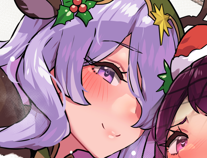 冬まつりのアイビーさん&カミラさん絵完成。渋R18、ニジエ、fantia無料プランにそれぞれアップしています。最寄りのSNSでどうぞ。 