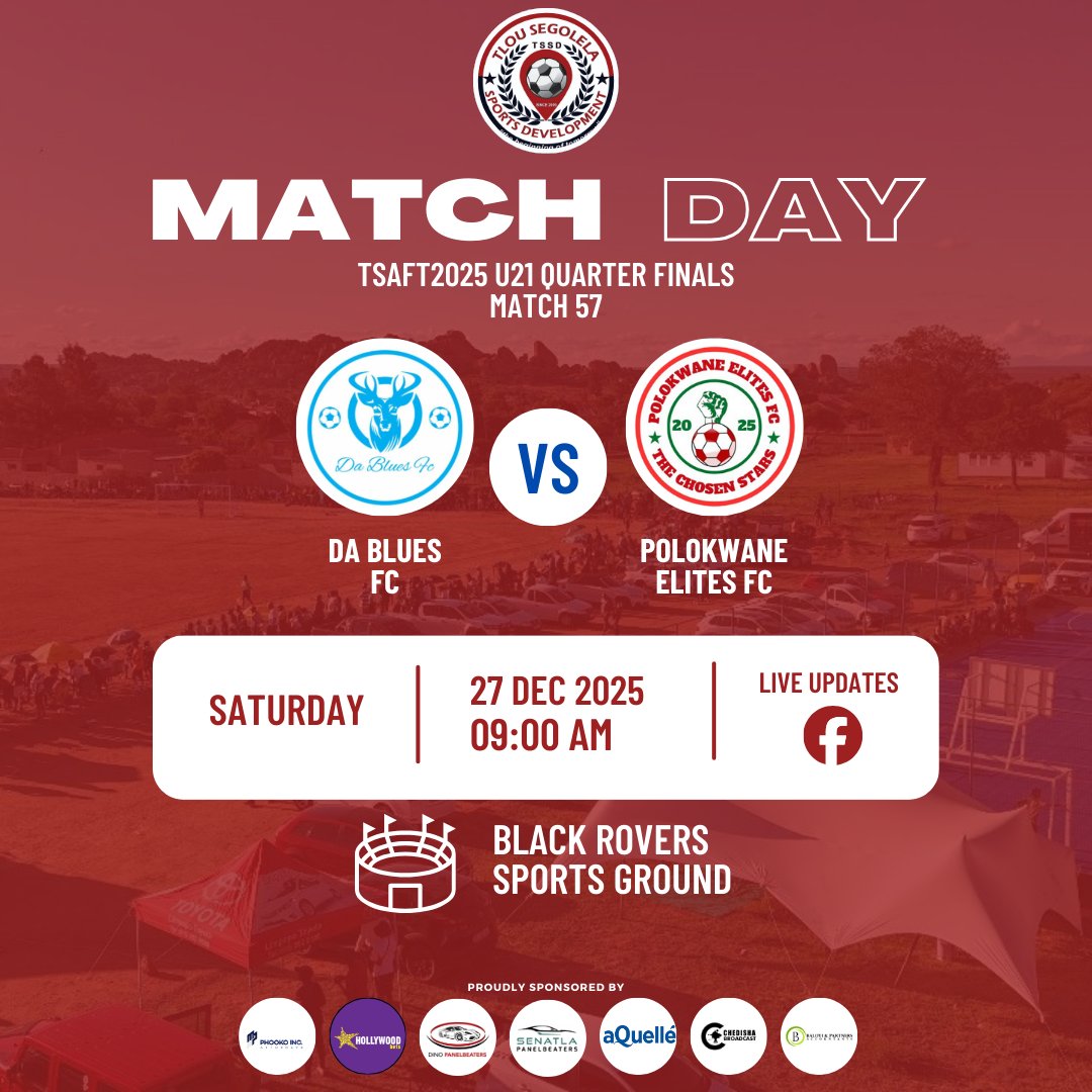 TeamTSSD's tweet image. TSAFT2025 | DAY 13 MATCHDAY

It’s Day 13 of TSAFT2025, and the action keeps getting better.

We kick off the day by wrapping up the U21 Quarterfinals. After that, we shift gears to the Senior Division Last 16,

#TSAFT2025 #Day13
