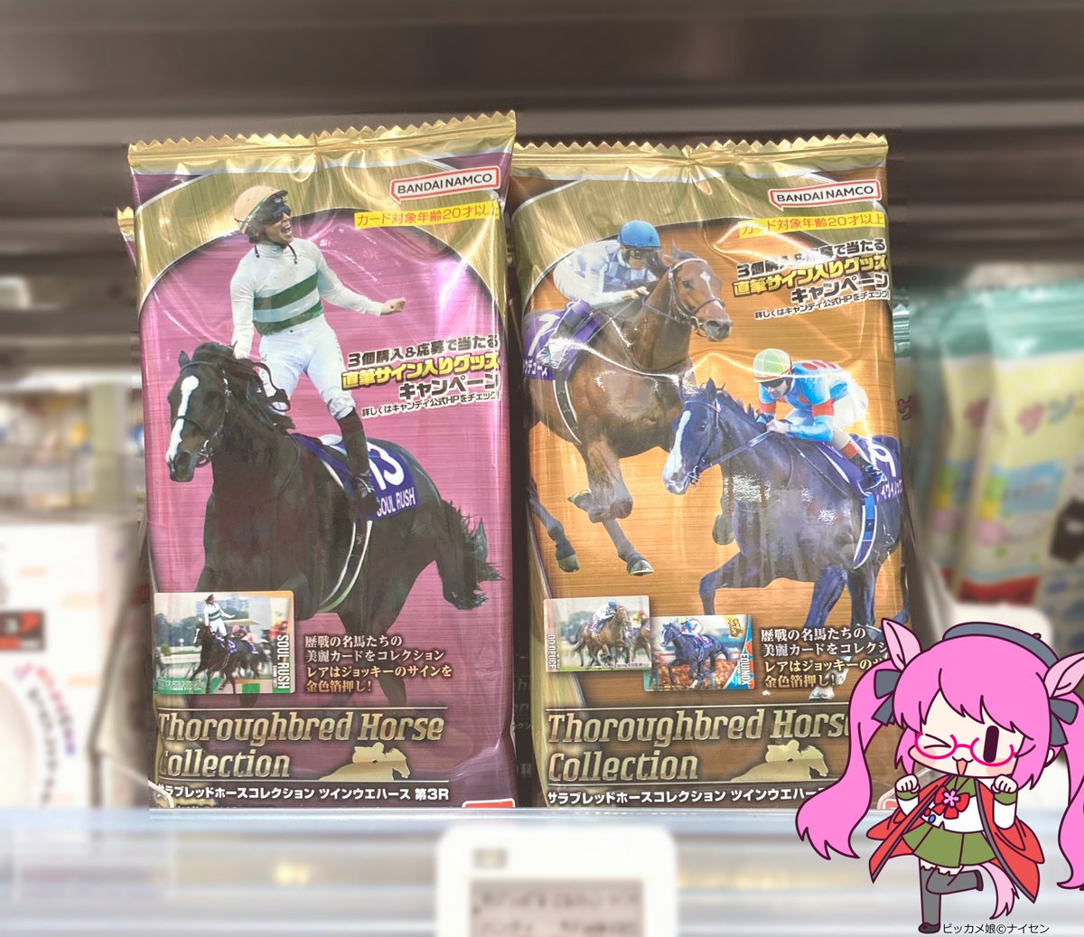 サラブレッドホースコレクション ツインウエハース 第3R』🏇🏇🏇 全種