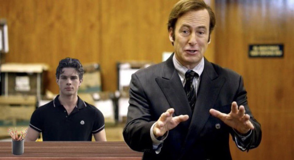 “My client mogs the victim, your Honor”