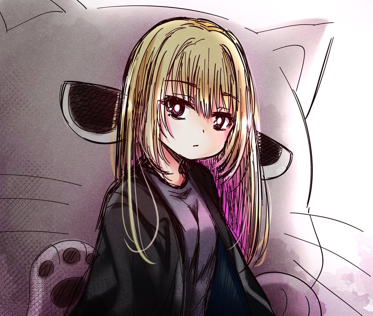 ぬぅ🐱
#過去絵を投げて絵を描いた気になろうキャンペーン #絵描きさんと繋がりたい #絵描きさんフォロバ100