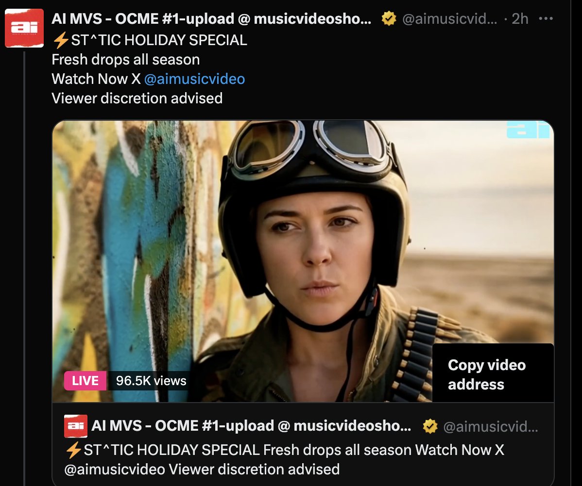 FCG_Studio's tweet photo. Huge thanks again to @aimusicvideo for premiering the new track tonight!! Check "Salton Sea 2056". Check it out on the replay at 1h 29min mark. #aimusic #aivideo #aimusicvideo #MVS #musicvideoshow https://t.co/IqaObGPUJa
